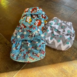 Bumpkins pocket all in one one size snap diapers